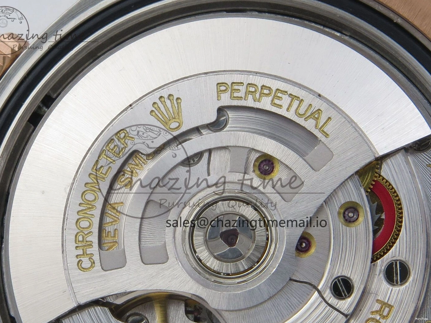 MiroTime 0407 DateJust 36 SS RG ARF 1:1 Best Edition 904L Steel Gray Dial Green Roman on Oyster Bracelet SH Affordable 73